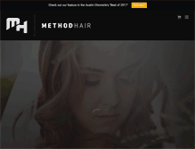 Tablet Screenshot of methodhair.com